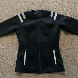 Sauna long sleeve running workout jacket